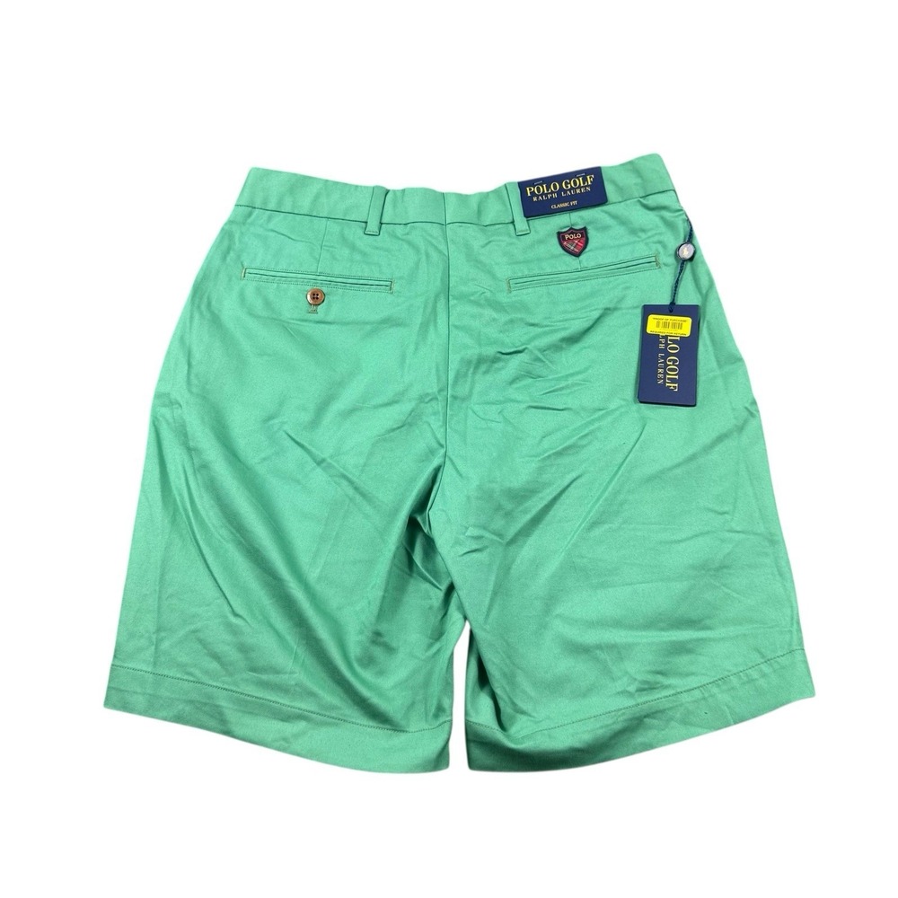 Polo Ralph Lauren Golf Green Cotton Stretch Chino Short Size 30 NWT